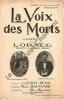 Partition de la chanson : Voix des morts (La) A Lornec , mon ami du 103 RI. Marcel Boussard      Poésie . Lornec - Boussard Marcel - Leroy-Denis J.