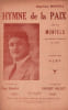 Partition de la chanson : Hymne de la Paix       Hymne . montels - Gillet Ernest - Briollet P.