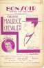 Partition de la chanson : Bonsoir ( Bonsoir mon cher amour )        . Chevalier Maurice,Pizella - Maduro Charles - Bataille Henri