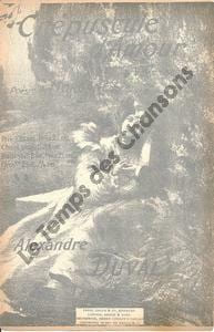 Partition de la chanson : Crépuscule d'amour       Poésie 
