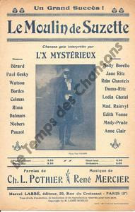 Partition de la chanson : Moulin de Suzette (Le) Chanson gaie
