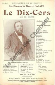 Partition de la chanson : Dix-Cors (Les)        