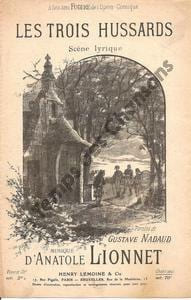 Partition de la chanson : Trois hussards (Les)        