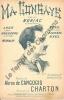 Partition de la chanson : Ma Congaye        Concert Parisien. Noriac - Charton Georges - de Cangogis Abron