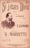 Partition de la chanson : Si j'étais Dieu       Poésie . Noté - Marietti Georges - Guinand Edouard