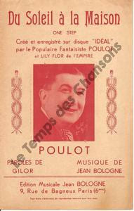 Partition de la chanson : Du soleil à la maison