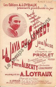 Partition de la chanson : Java du samedi (La)