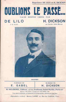 Partition de la chanson : Oublions le passé        . Dickson Henry - Dickson Henri - Gabel Emile