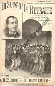 Partition de la chanson : En suivant la retraite Concert Parisien,Horloge (L')