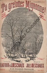 Partition de la chanson : Tu grelottes mignonne !       Romance Scala,Eden Concert,Folies Rambuteau