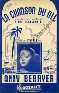 Partition de la chanson : Chanson du Nil (La)