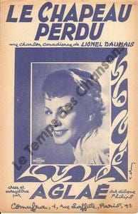 Partition de la chanson : Chapeau perdu (Le)        