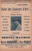 Partition de la chanson : Valse des courants d'air !        Eldorado,Olympia. Valroger Suzanne,Harmant Mr.,Darthez Robert,Baudry,Anceny Yette,Saget ...