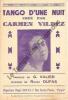 Partition de la chanson : Tango d'une nuit        . Vildez Carmen - Dufas Roger - Valier G.