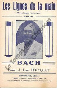 Partition de la chanson : Lignes de la main (Les)