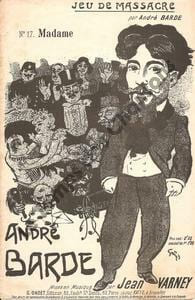 Partition de la chanson : Madame Poésie . Barde André - - Barde André