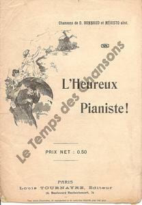 Partition de la chanson : Heureux Pianiste ! (L') Enrico Toselli Chanson d'actualité