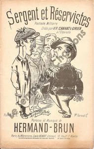 Partition de la chanson : Sergent et réservistes Duo comique Eldorado
