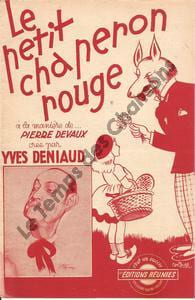 Partition de la chanson : Petit chaperon rouge (Le) Historiette