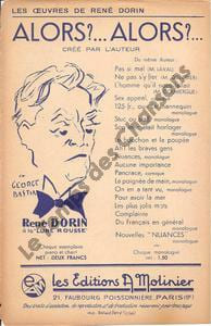 Partition de la chanson : Alors ?... Alors ?... Chanson d'actualité Lune Rousse