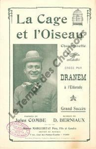Partition de la chanson : Cage et l'oiseau (La) Chansonnette grivoise Eldorado