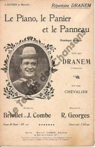 Partition de la chanson : Piano, le panier et le panneau (Le) Monologue comique Eldorado