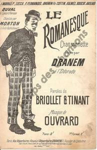 Partition de la chanson : Romanesque (Le) Chansonnette Eldorado