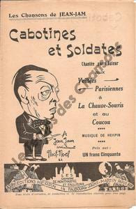 Partition de la chanson : Cabotines et Soldates Résultats de la mobilisation féminine et théâtrale du projet Paul-Boncour Au Coucou,Chauve-Souris (La)