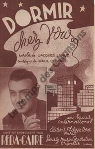Partition de la chanson : Dormir chez vous