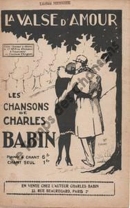 Partition de la chanson : Valse d'amour (La)