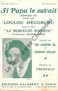 Partition de la chanson : Si papa le savait Berceuse magique (La)