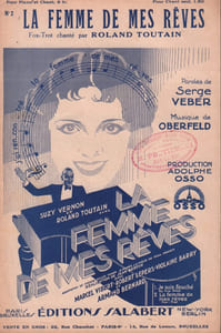 Partition de la chanson : Femme de mes rêves (La) Susy Vernon - Marcel Vibert - Robert Lepers - Violaine Barry - Armand Bernard Femme de mes rêves (La)