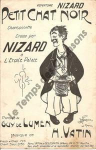 Partition de la chanson : Petit chat noir Etoile Palace