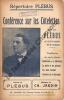 Partition de la chanson : Conférence sur les Côtelettes       Chanson comique Petit Casino,Kursaal. Plébus - Jardin Ch. - Plébus