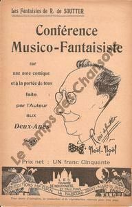 Partition de la chanson : Conférence Musico-Fantaisiste Monologue Théâtre des Deux Anes