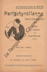 Partition de la chanson : Parigotyrolienne Chanson Tyroloparisienne Lune Rousse