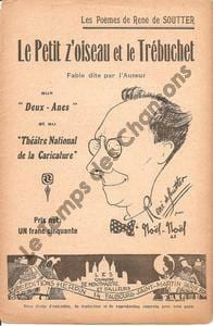 Partition de la chanson : Petit z'oiseau et le trébuchet (Le) Fable Théâtre des Deux Anes,Théâtre de la Caricature