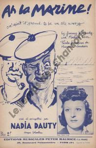 Partition de la chanson : Ah la Marine ! Oh ! ain't it grand to be in the navy