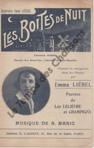 Partition de la chanson : Boîtes de Nuit (Les)       Chanson réaliste 