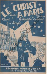 Partition de la chanson : Christ à Paris (Le) Chanson Philosophique       