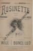 Partition de la chanson : Rosinette        Apollo Théâtre (L'),Bataclan. Fréhel,Hell Lucie - Lud,Bunel Gabriel - Will Mr