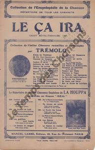 Partition de la chanson : ça ira (Le) . La Houppa,Trémolo - - Ladré