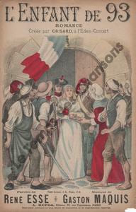 Partition de la chanson : Enfant de quatre vingt treize       Romance Eden Concert