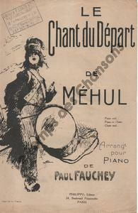 Partition de la chanson : Chant du Départ (Le)       Chant Révolutionnaire 