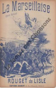 Partition de la chanson : Marseillaise (La)     Papier fragile  Chant National 