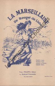 Partition de la chanson : Marseillaise (La)       Chant National 