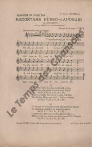 Partition de la chanson : Racontars Russo-Japonais       Chansonnette Gaîté Rochechouart