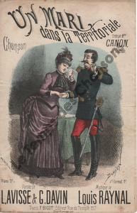 Partition de la chanson : Un mari dans la territoriale Chansonnette Eldorado