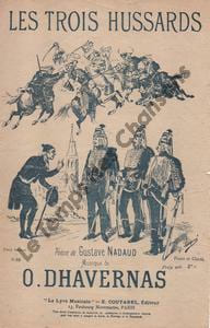 Partition de la chanson : Trois Hussards (Les)        