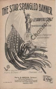 Partition de la chanson : The star spangled banner Le drapeau étoilé Hymne